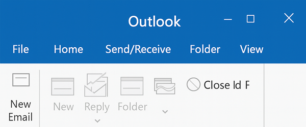 Classic Outlook desktop email setup screen on Windows