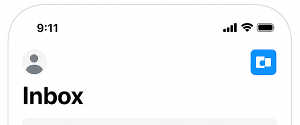 Outlook app email setup screen on iPhone and iPad