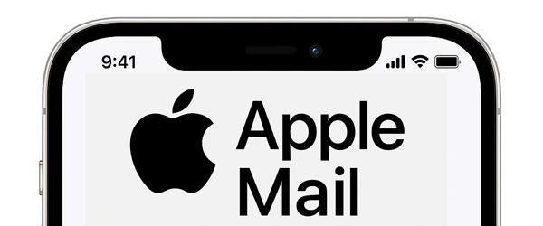 Apple Mail email setup screen on iPhone and iPad