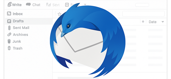 Thunderbird email setup screen on macOS